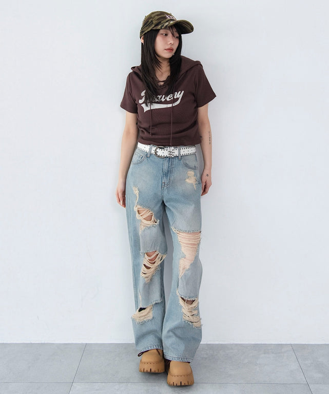 ブラウン　モデル：159cm F着用