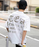 アクセ付きBIGロゴT（SS）/ホワイト モデル：180cm L着用