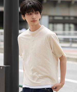 Lベージュ モデル：180cm L着用