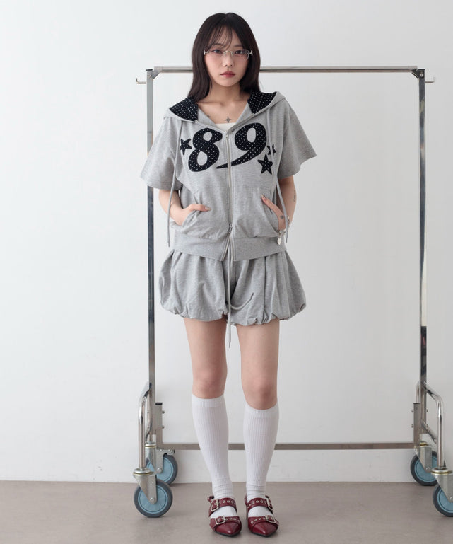 杢グレー　モデル：159cm F着用