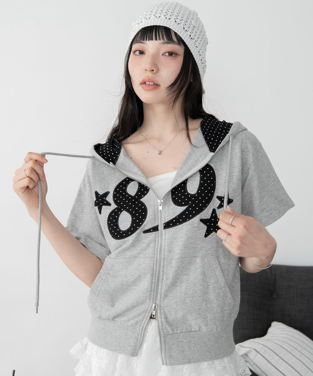 杢グレー　モデル：164cm F着用
