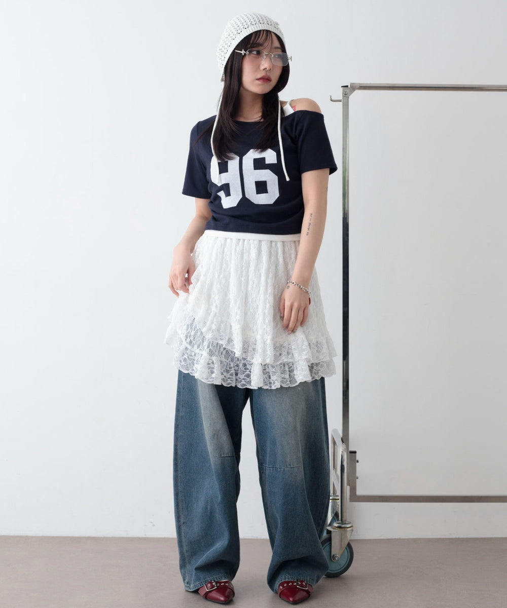 ホワイト　モデル：159cm F着用