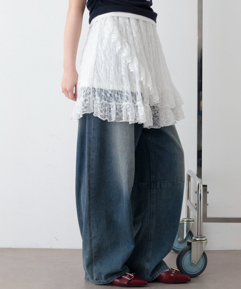 ホワイト　モデル：159cm F着用