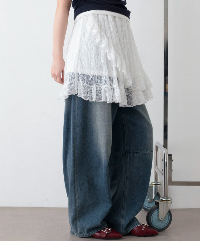 ホワイト　モデル：159cm F着用