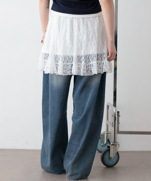 ホワイト　モデル：159cm F着用