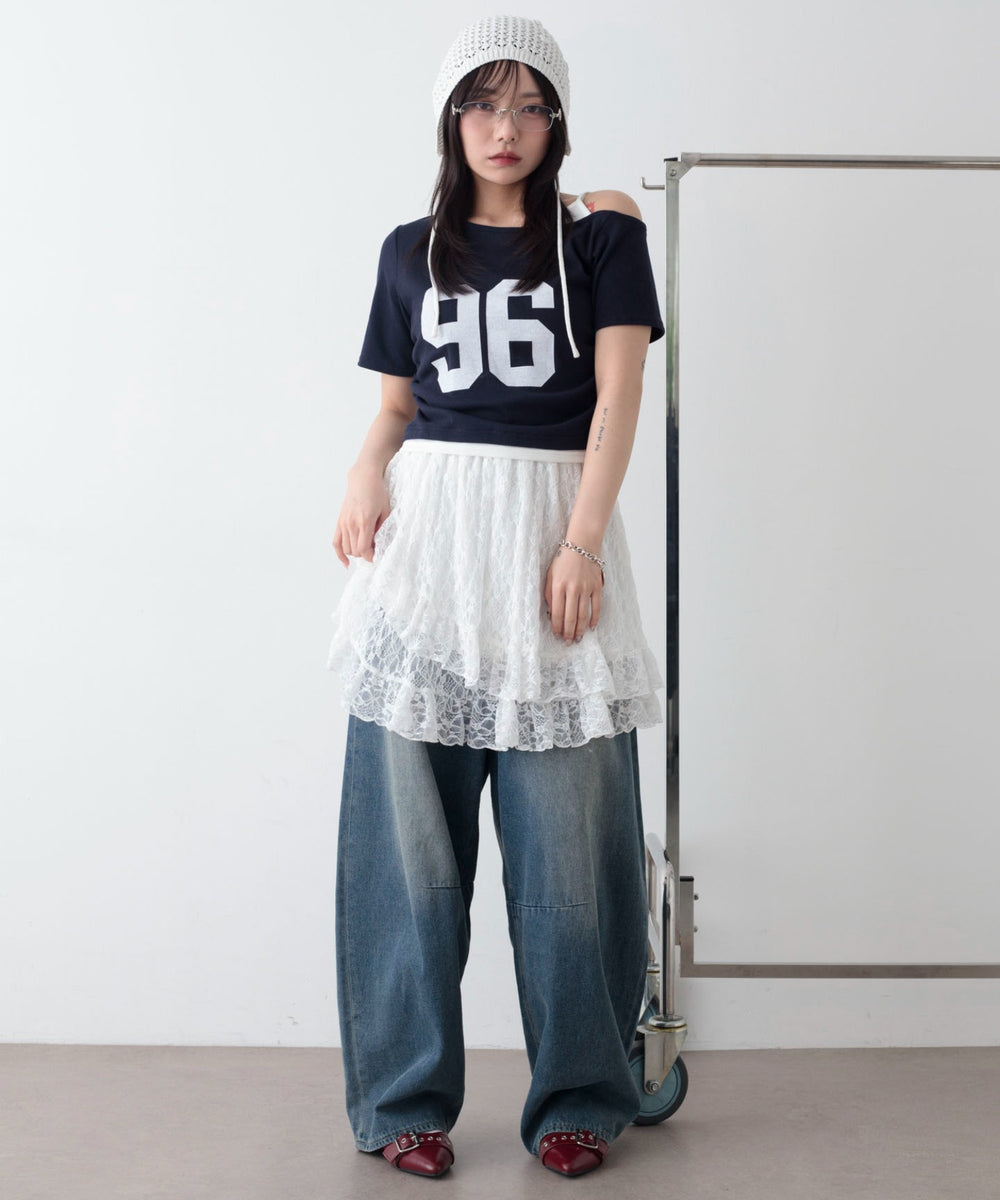 ホワイト　モデル：159cm F着用