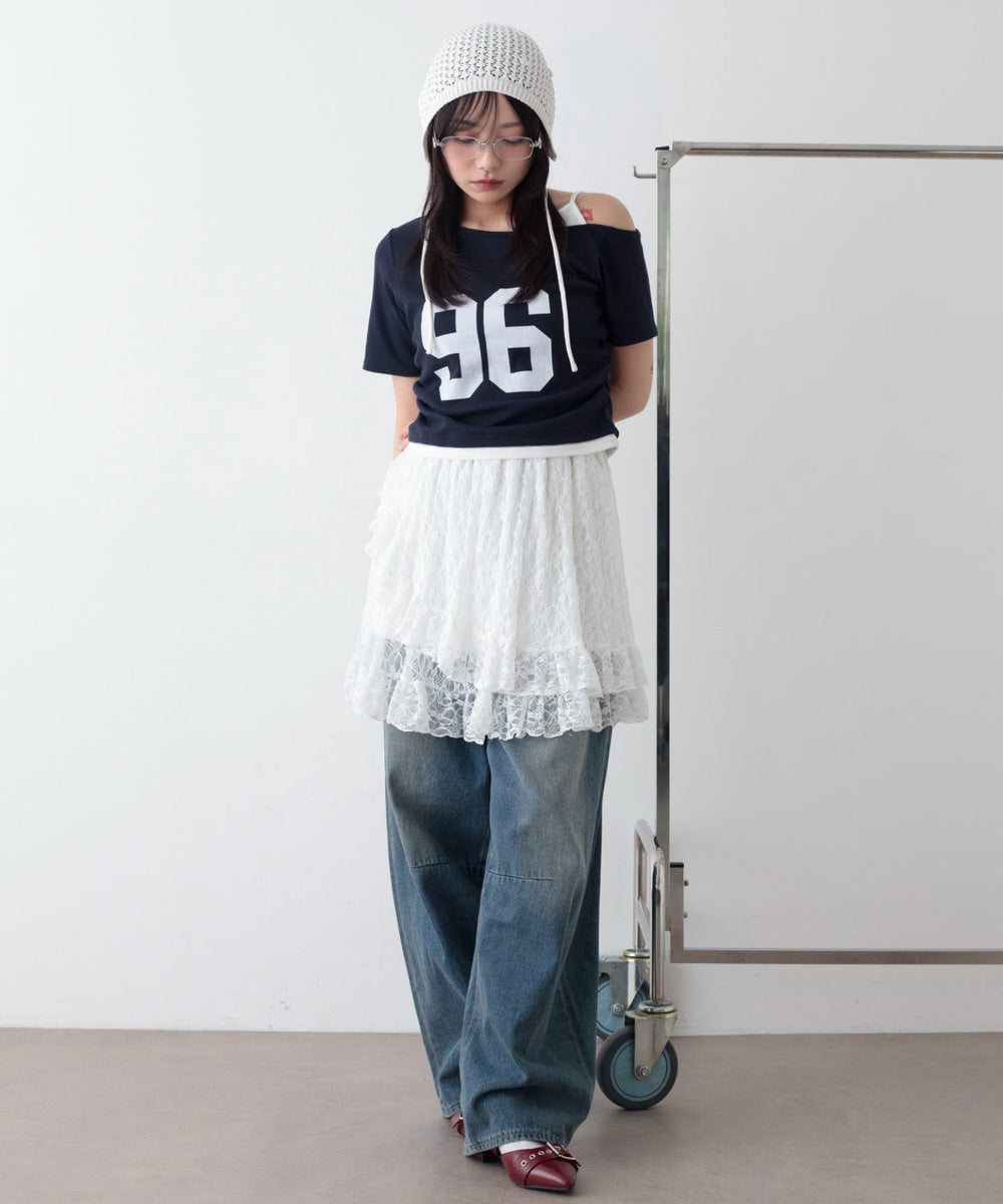 ホワイト　モデル：159cm F着用