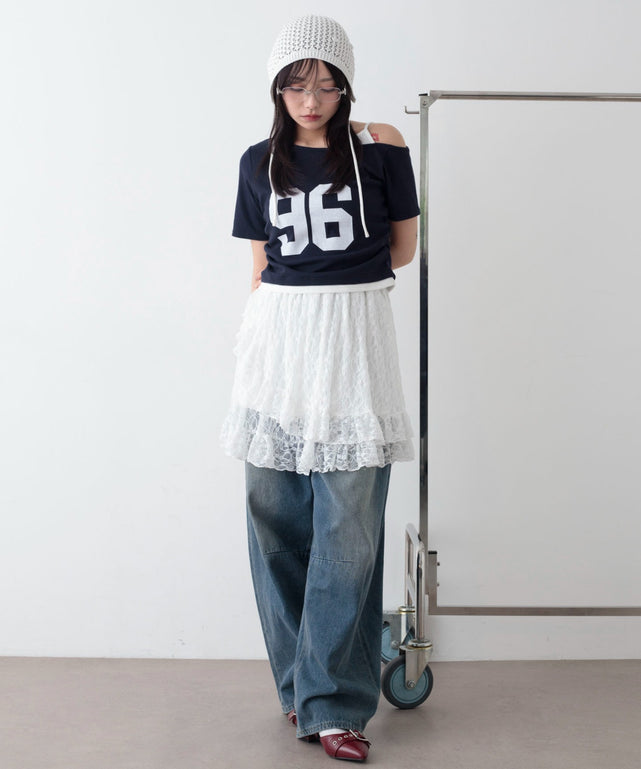 ホワイト　モデル：159cm F着用