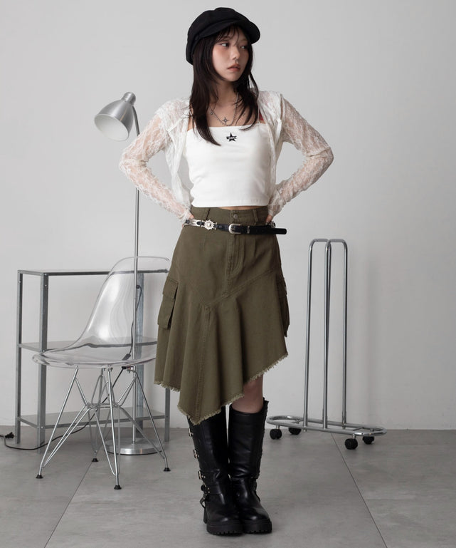 ホワイト　モデル：159cm F着用
