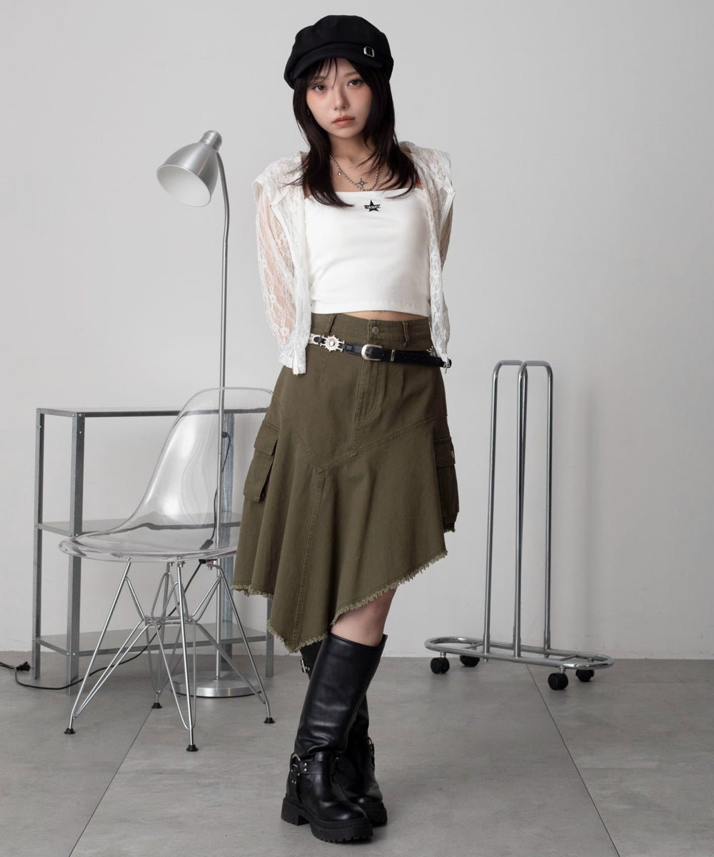 ホワイト　モデル：159cm F着用