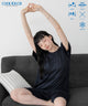 接触冷感セットアップウェア/ネイビー モデル：164cm M着用