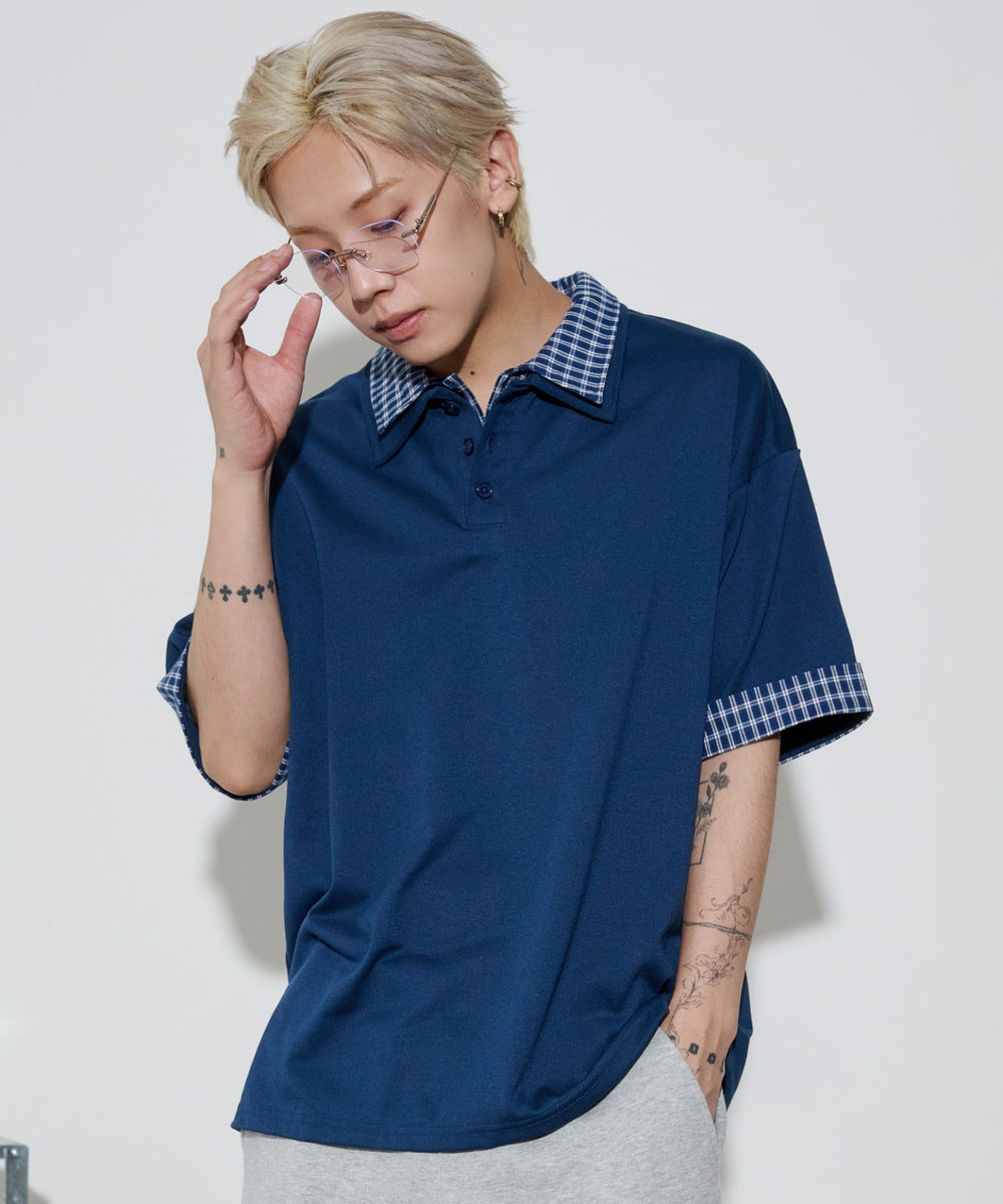 ネイビー モデル：175cm L着用