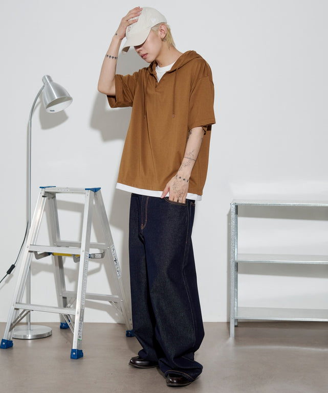 ブラウン モデル：175cm L着用