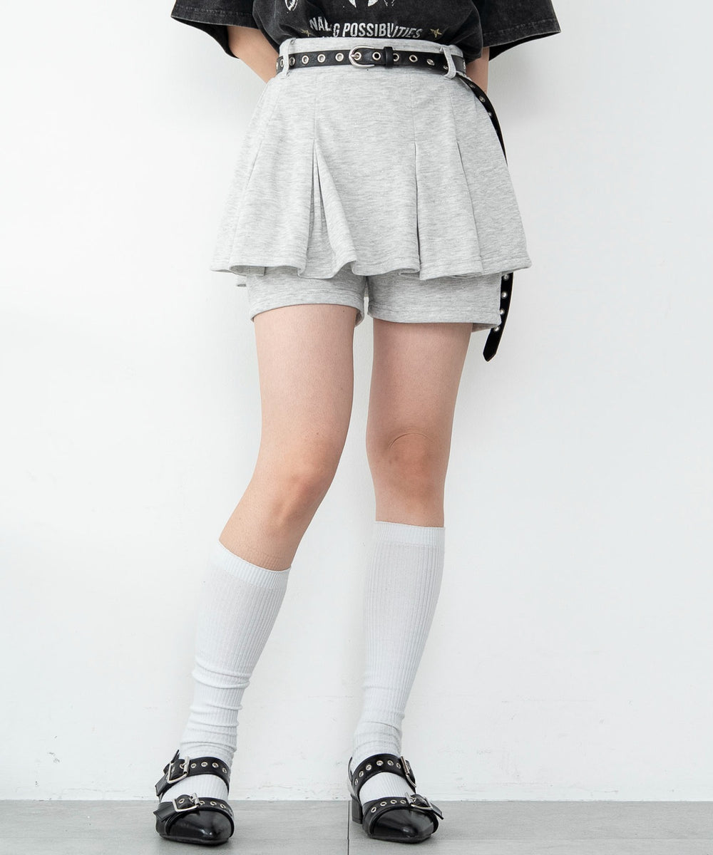 杢グレー　モデル：166cm F着用