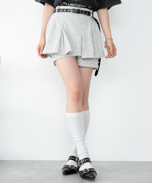 杢グレー　モデル：166cm F着用