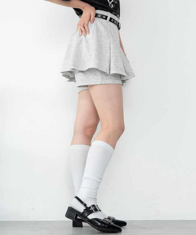 杢グレー　モデル：166cm F着用