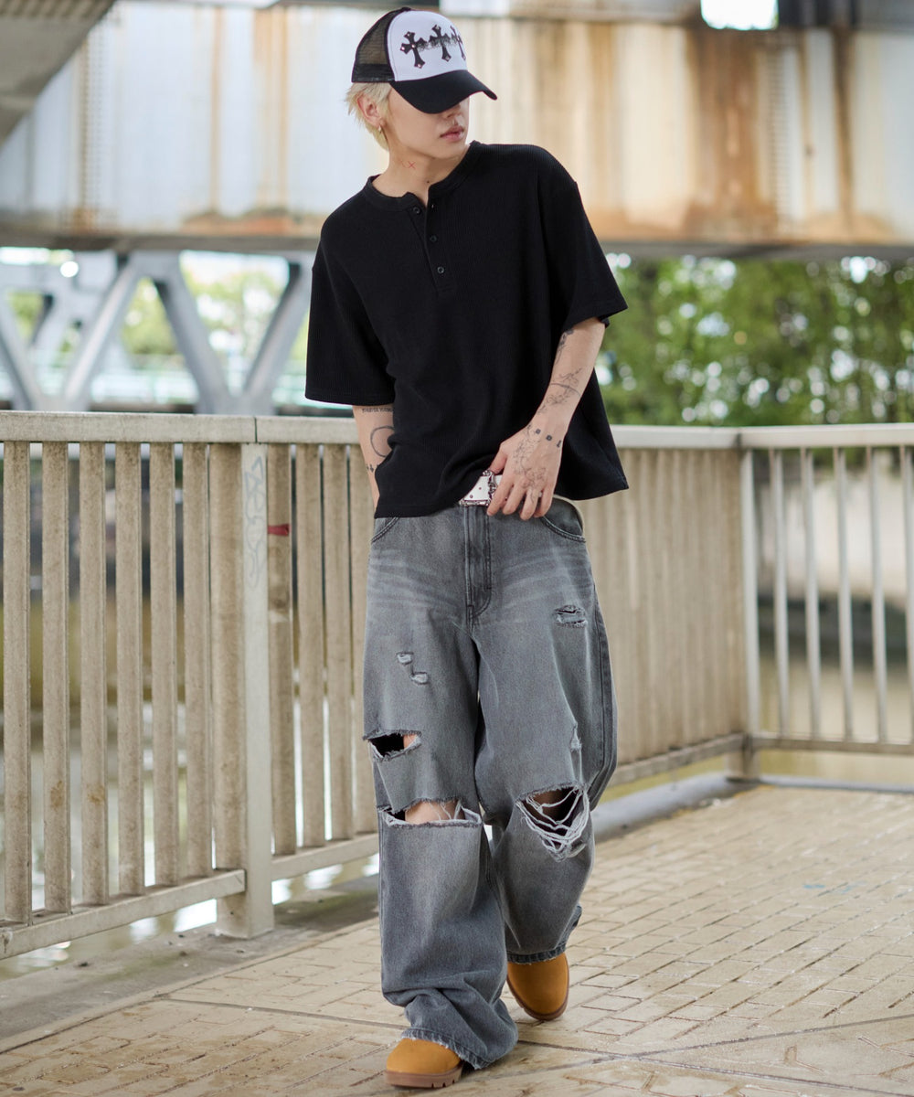 デニムブラックソノタ モデル：175cm L着用