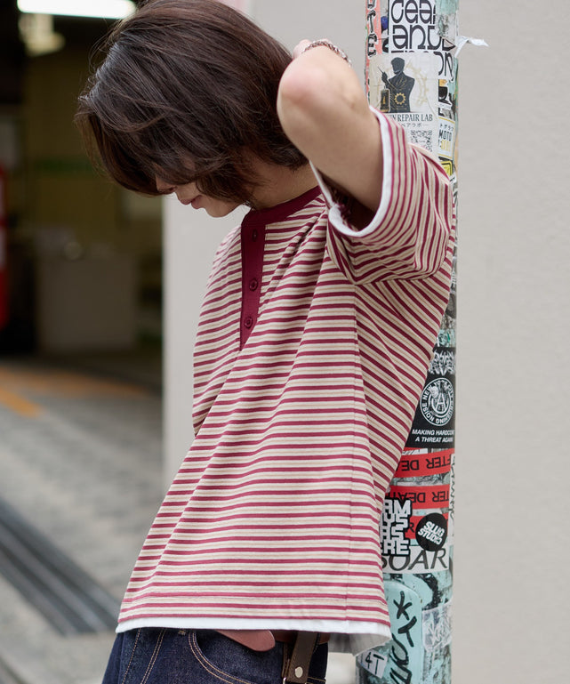 レッドボーダー モデル：182cm L着用
