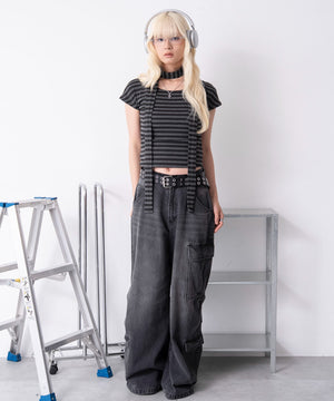 ブラックボーダー　モデル：166cm F着用