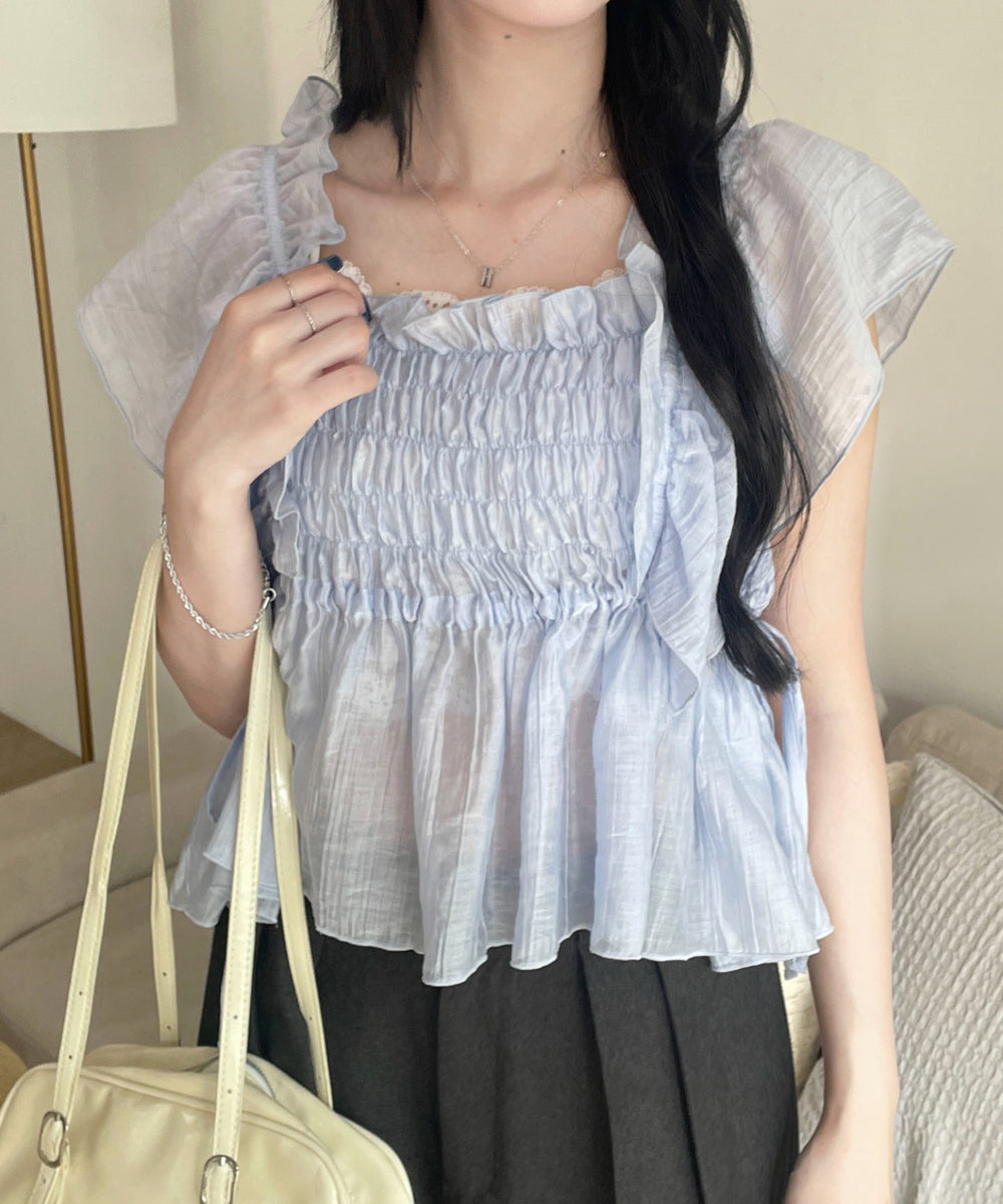 サックス　モデル：160cm F着用