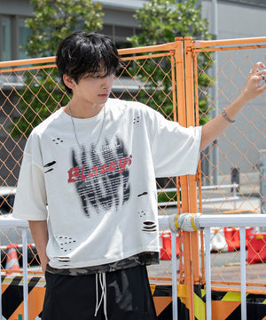 ホワイト モデル：180cm L着用