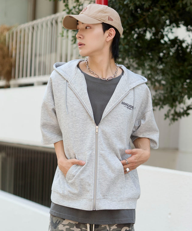 杢グレー　モデル：175cm L着用　