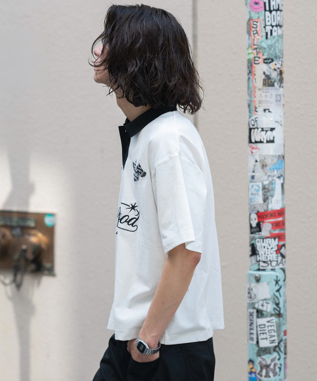 ホワイト モデル：182cm L着用