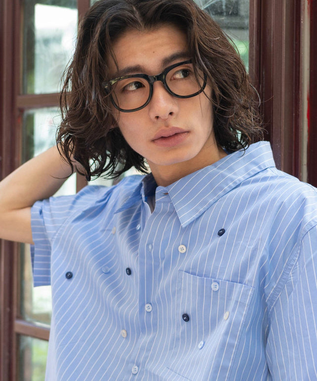 ブルー モデル：182cm L着用