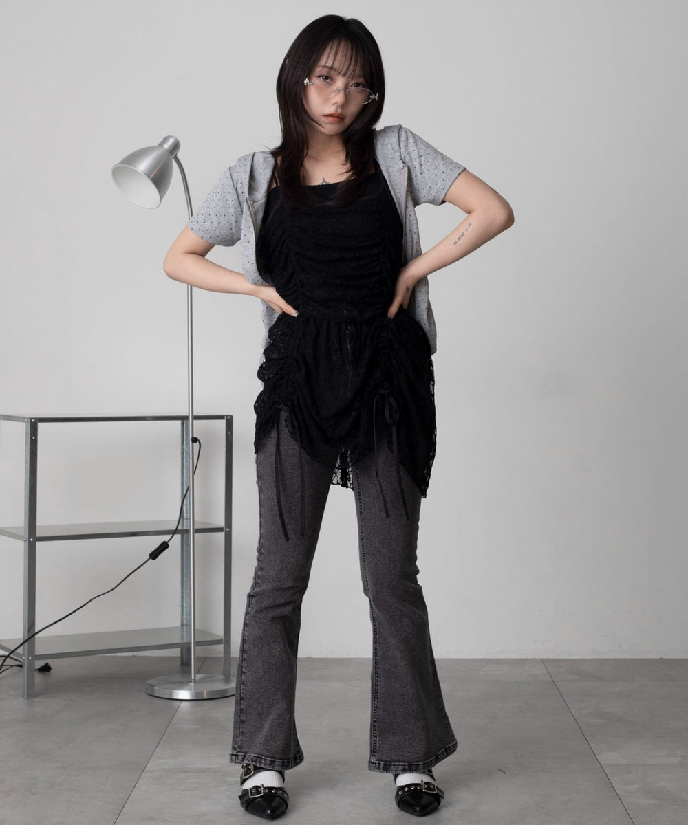 ブラック　モデル：159cm F着用