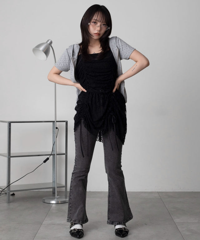 ブラック　モデル：159cm F着用