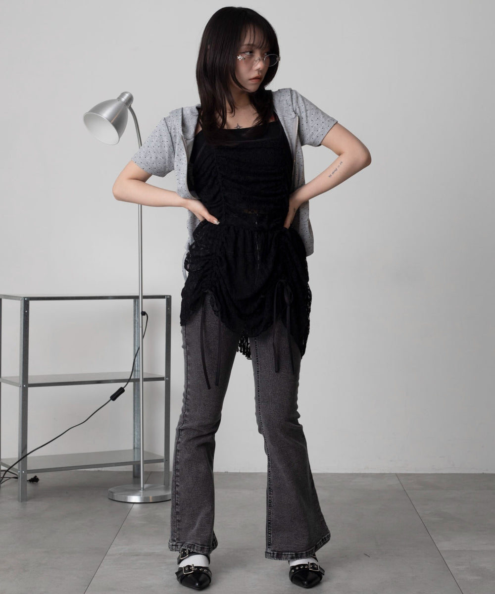 ブラック　モデル：159cm F着用