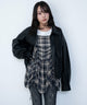 ブルーチェック１　モデル：159cm F着用