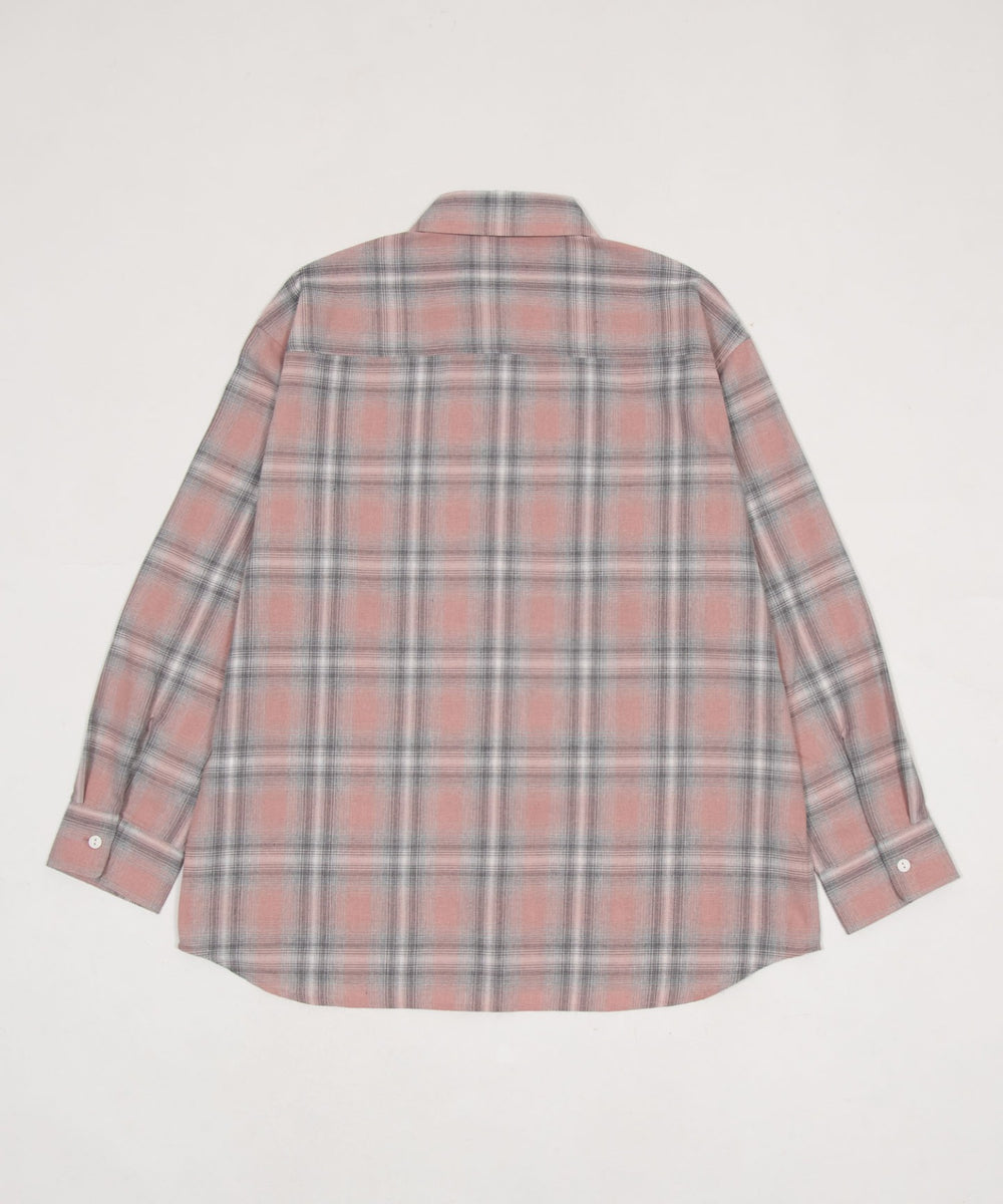 オンブレチェックシャツ（LS）