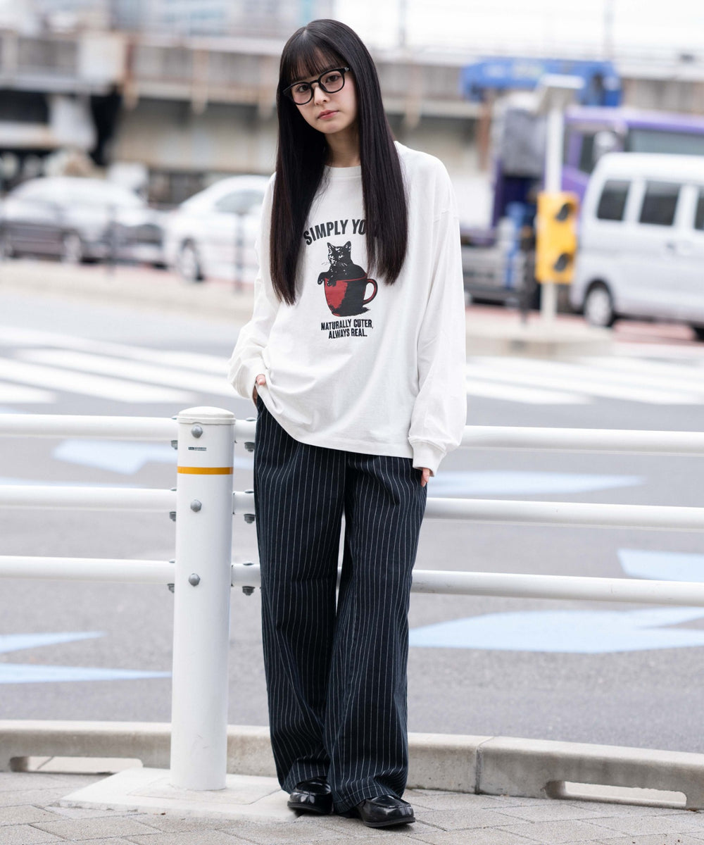 ホワイト　モデル：161cm M着用