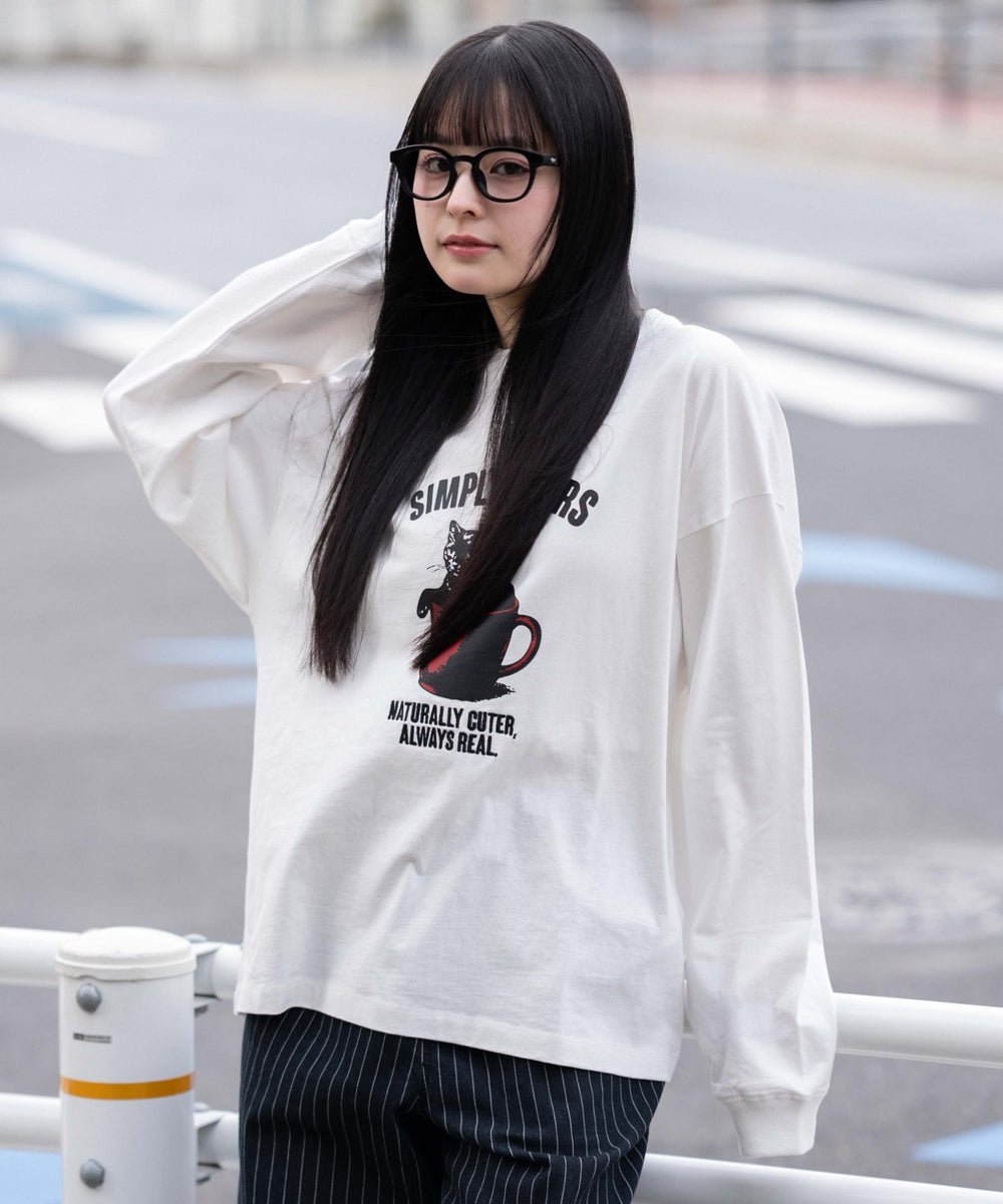 ホワイト　モデル：161cm M着用
