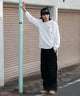 ホワイト モデル：182cm L着用
