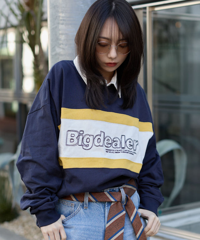ネイビー モデル：159cm M着用