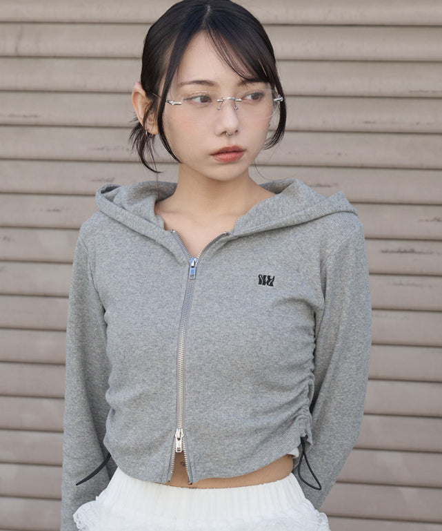 杢グレー モデル：159cm F着用