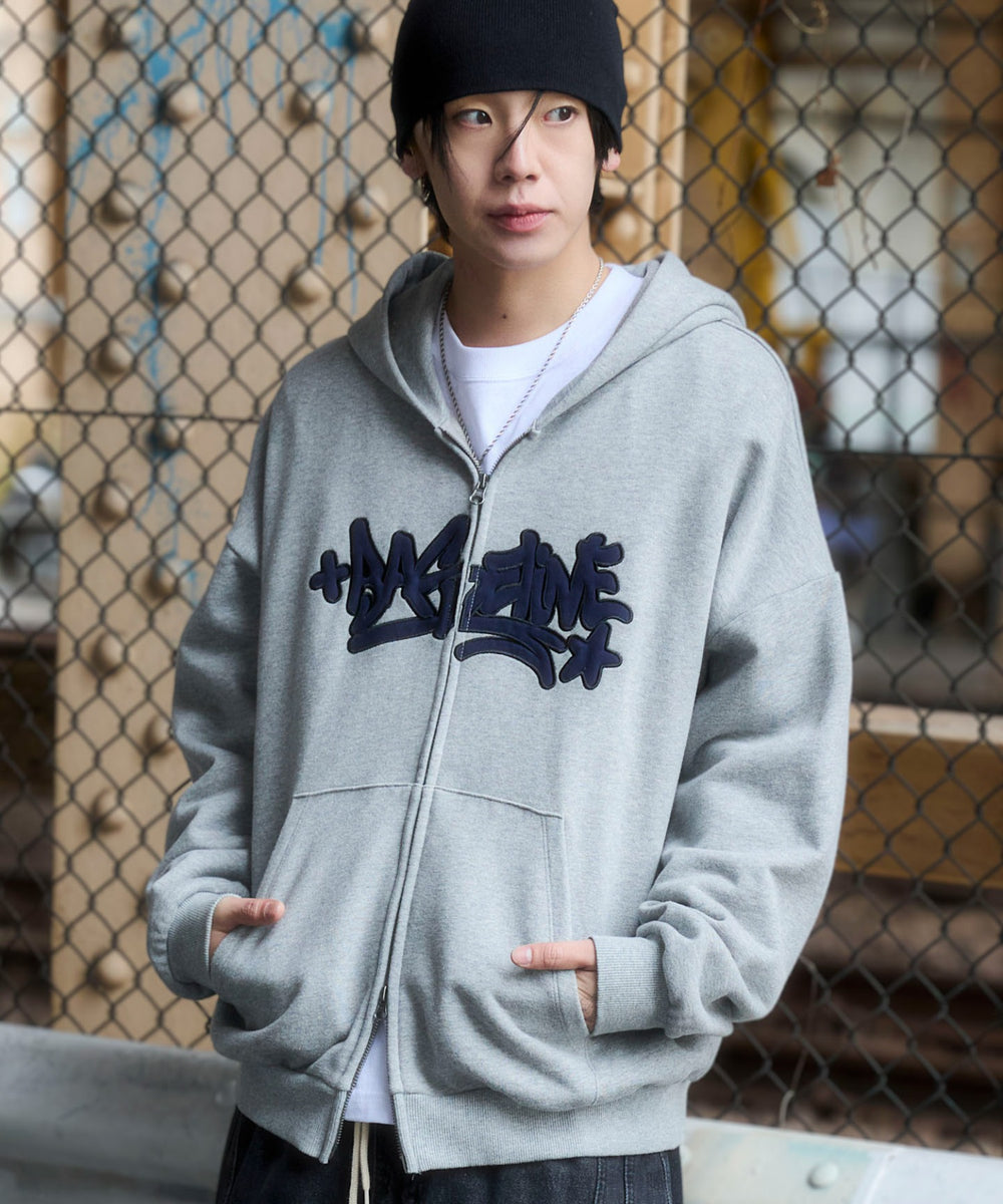 杢グレー　モデル：175cm L着用
