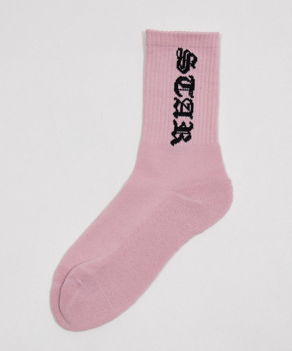 オールドイングリッシュロゴリブソックス(23-25cm)