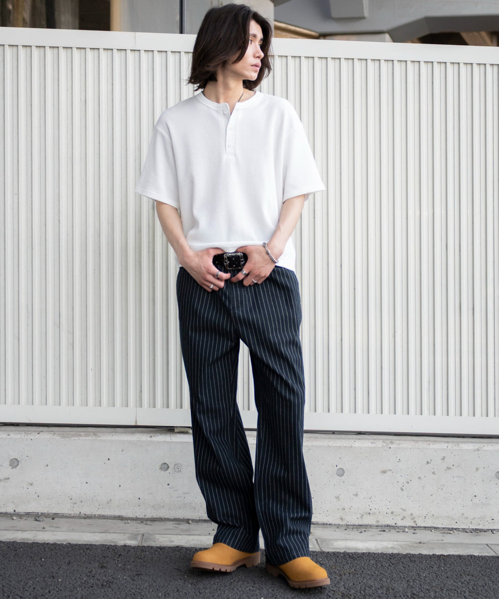 ブルーストライプ モデル：182cm L着用