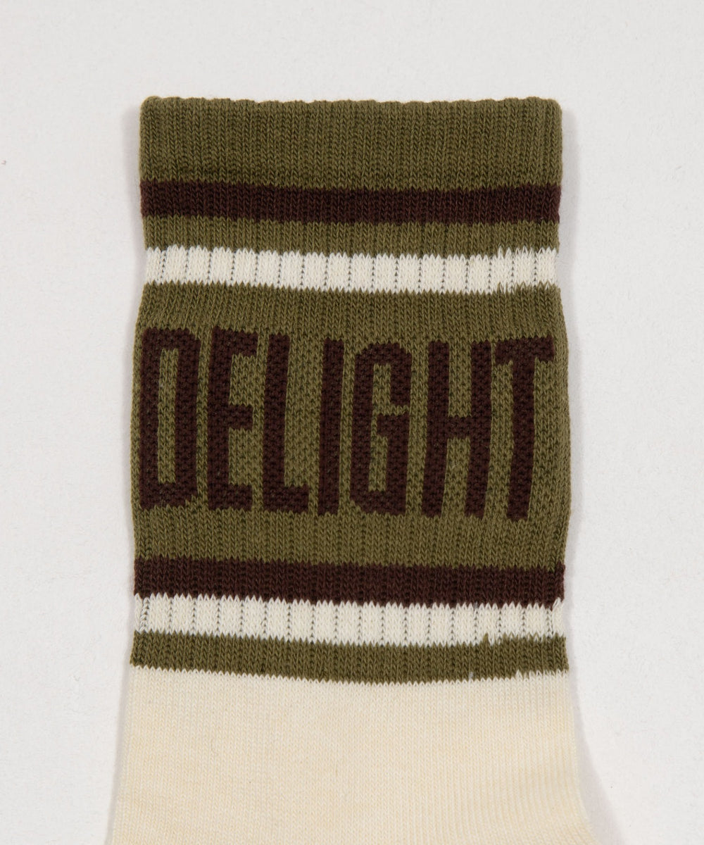 DELIGHTロゴラインソックス(23-25cm)