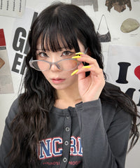 クリアフレームブローアイウェア
