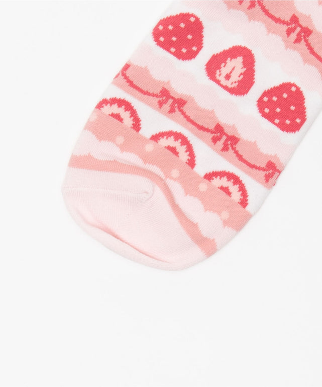 ケーキ柄ショートソックス(23-25cm)