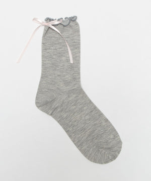 バックリボンメローソックス(23-25cm)