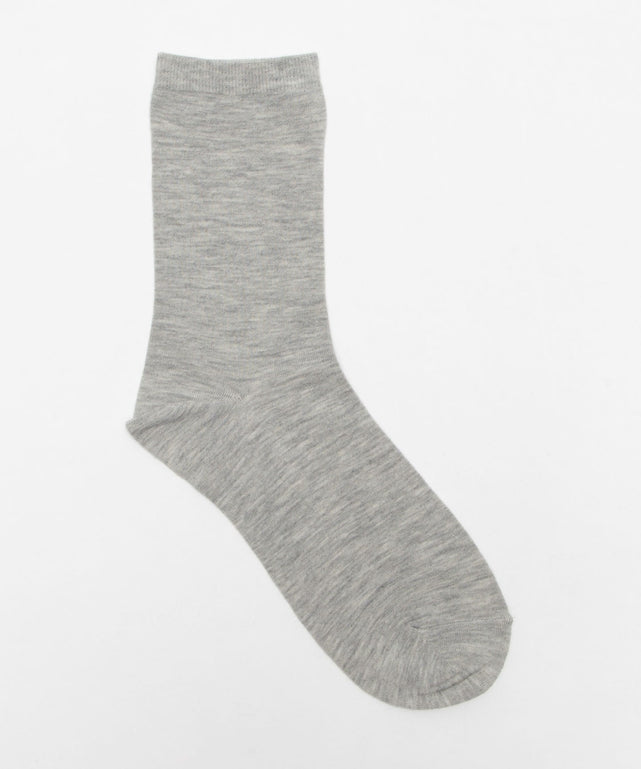 ミニサテンリボン付きソックス(23-25cm)