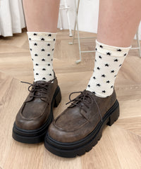 スター総柄ソックス(23-25cm)