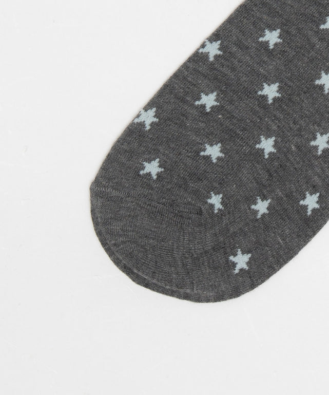 スター総柄ソックス(23-25cm)