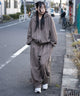 ブラウン　モデル：159cm M着用