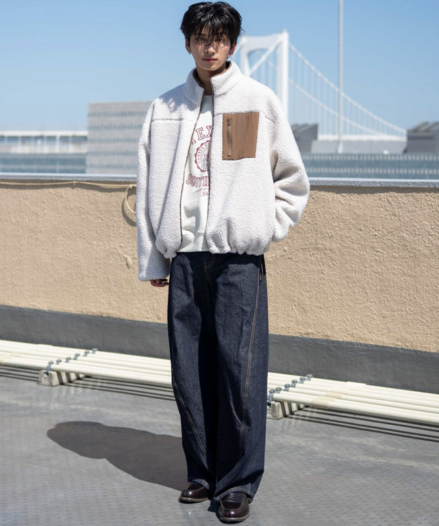ベージュ モデル：180cm L着用